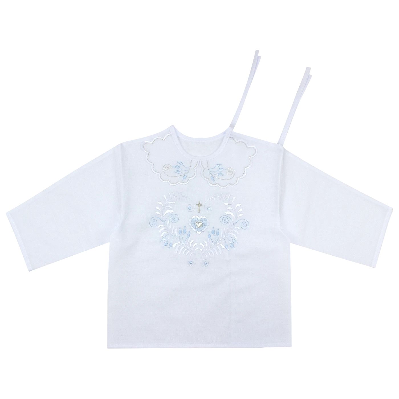 Košieľka modré holubice