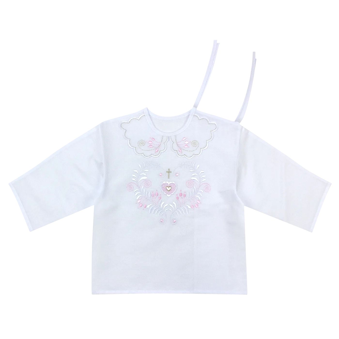 Košieľka ružová ruky ružičky